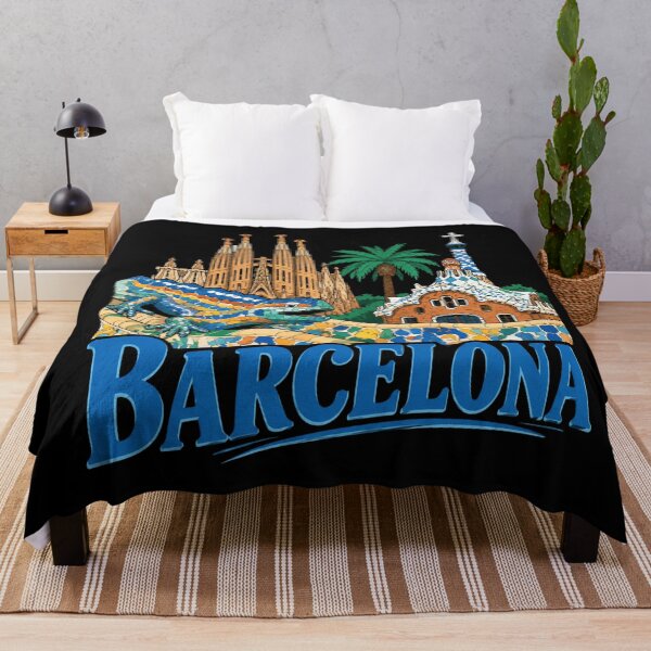 Item preview, Barcelona Mosaic Skyline designed and sold by DiyaLin009.