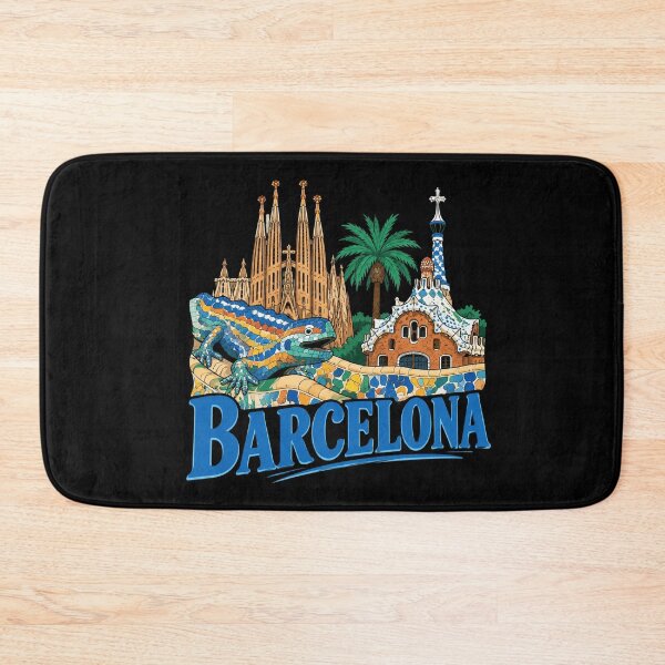 Aperçu de l'œuvre Mur panoramique en mosaïque de Barcelone créée et vendue par DiyaLin009.
