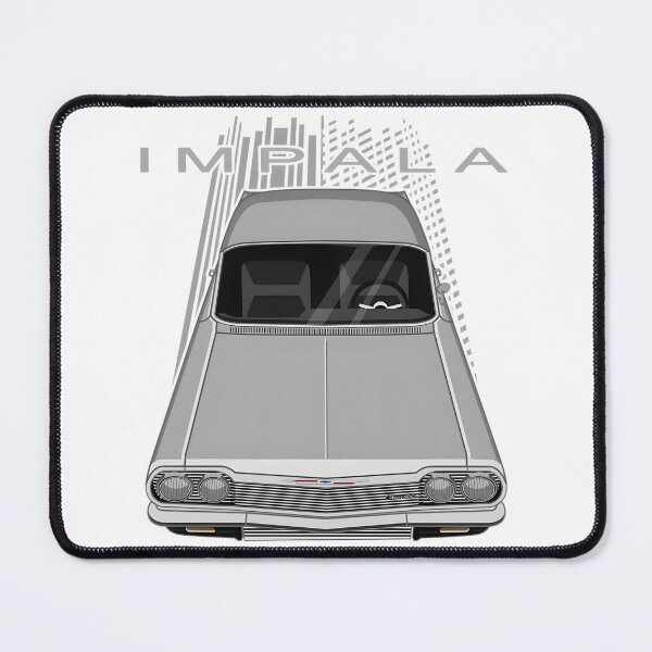 Item preview, Silver Chevrolet Impala SS Classic Car Illustration designed and sold by MidasMitty.