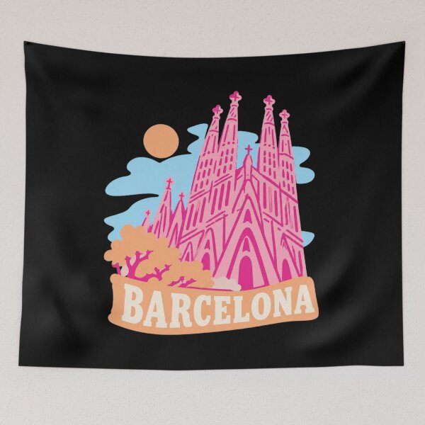 Item preview, Barcelona Retro Travel designed and sold by DiyaLin009.