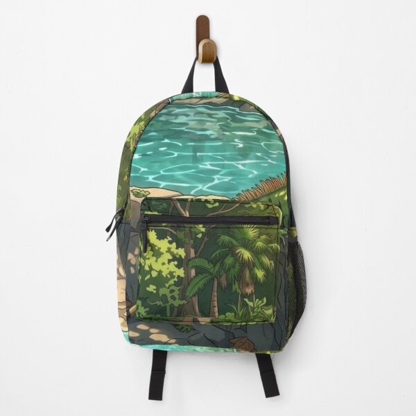 Item preview, Green Iguana Resting by the Forest River designed and sold by BeataChojecka.