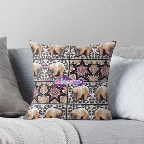 Item preview, Retro Glitch Polar Bear Arctic Cyber Pattern designed and sold by Serenelab777.