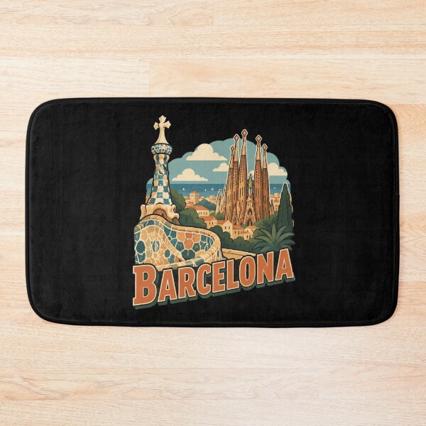 Item preview, Barcelona Vintage Travel designed and sold by DiyaLin009.