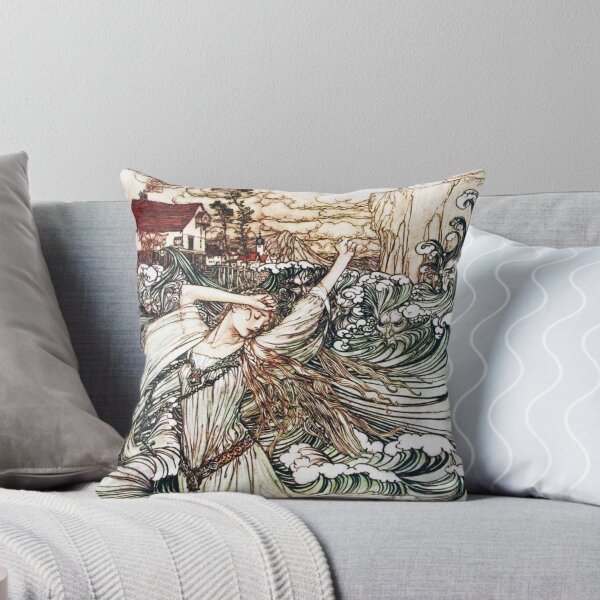 Item preview, Fantasy Wall Art, Undine Illustration, Arthur Rackham Fairy Tale Print designed and sold by RickE.