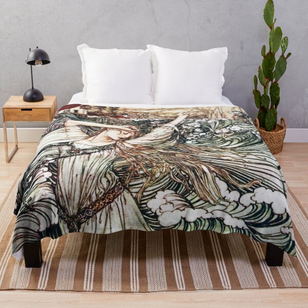 Item preview, Fantasy Wall Art, Undine Illustration, Arthur Rackham Fairy Tale Print designed and sold by RickE.