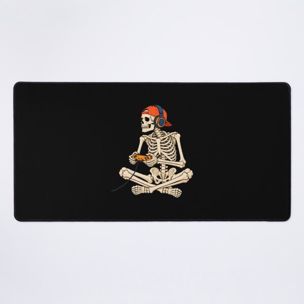 Item preview, Skeleton Gamer with Headphones and Controller designed and sold by OlyvieArt.