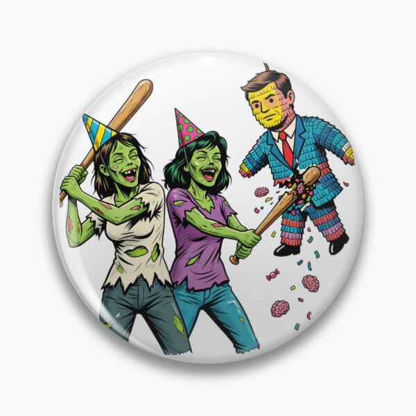 Artikelvorschau, Zombie-Geburtstagsparty – Gehirn-Piñata-Apokalypse entworfen und verkauft von Addy77shop.