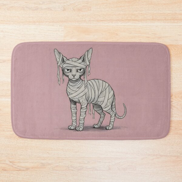 Item preview, The Unimpressed Mummy Sphynx Cat designed and sold by SillyPawsStudio.