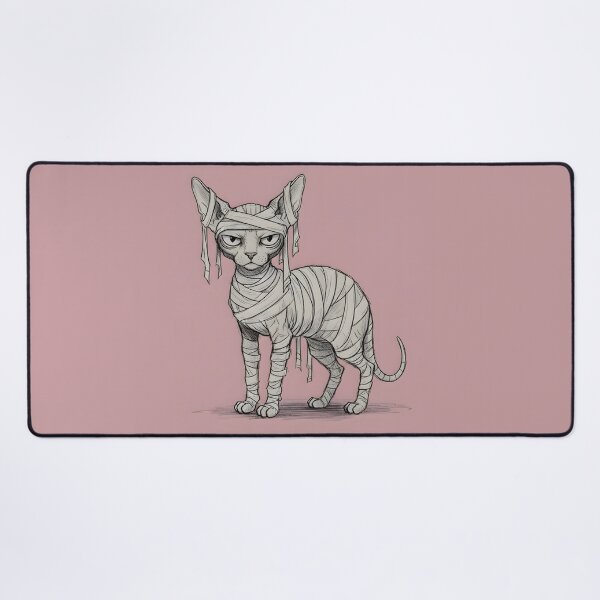 Item preview, The Unimpressed Mummy Sphynx Cat designed and sold by SillyPawsStudio.