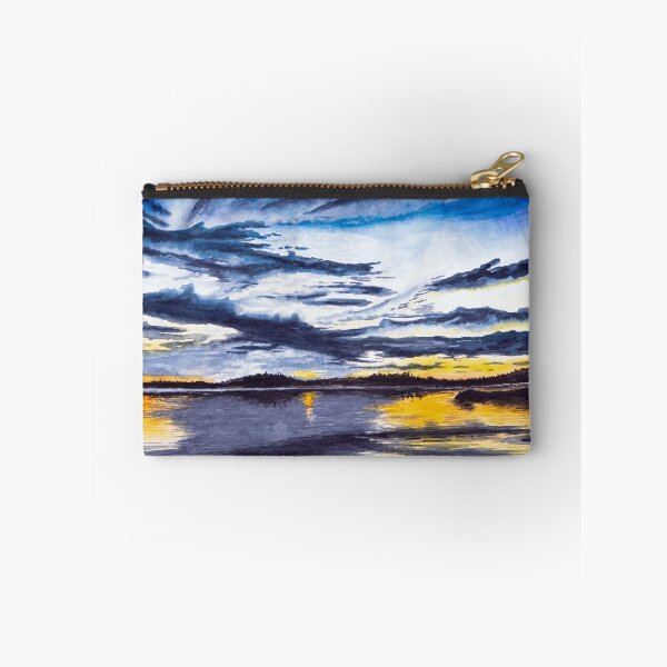 Item preview, French Lake Sunset Painting designed and sold by Stephen Emms.