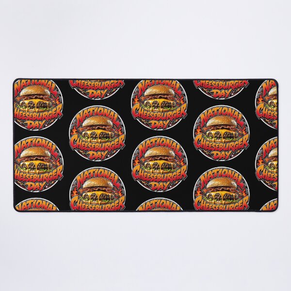 Item preview, National Cheeseburger Day Bacon Burger Foodie Graphic Design designed and sold by Wilcox PhotoArt.