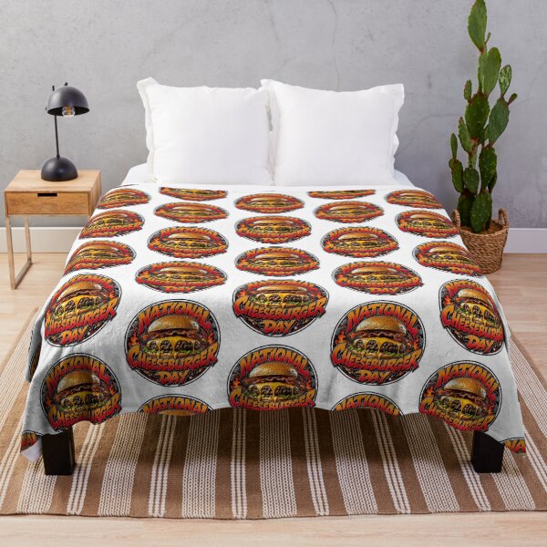 Item preview, National Cheeseburger Day Bacon Burger Foodie Graphic Design designed and sold by Wilcox PhotoArt.