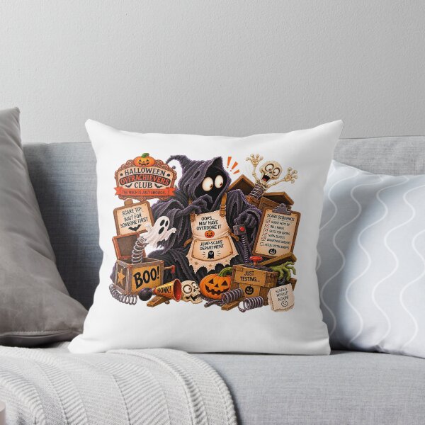 Item preview, ⚡HALLOWEEN OVERACHIEVERS CLUB -  Boogeyman’s Jump-Scare Department designed and sold by WheelieGdArt.