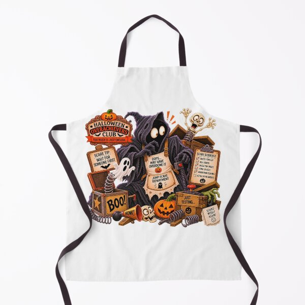 Item preview, ⚡HALLOWEEN OVERACHIEVERS CLUB - Boogeyman’s Jump-Scare Department designed and sold by WheelieGdArt.