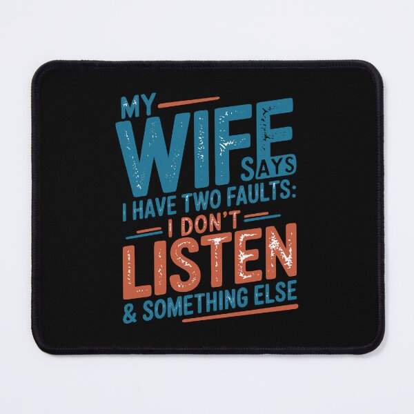 Item preview, My Wife Says I Only Have Two Faults Shirt Funny Husband designed and sold by Colorfulman.