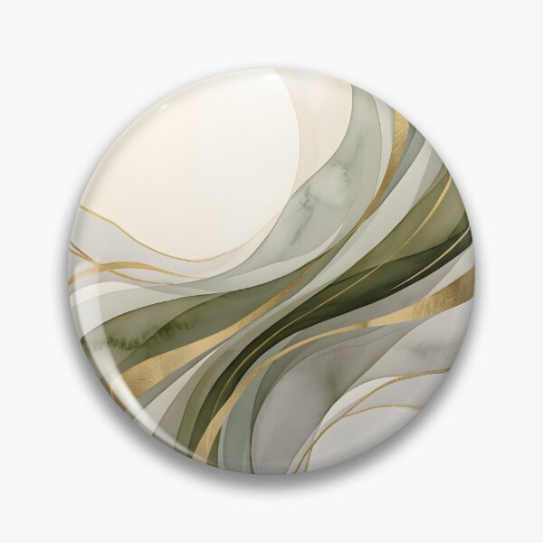 Item preview, Sage Green Fluid Abstract Art designed and sold by hutofdesigns.