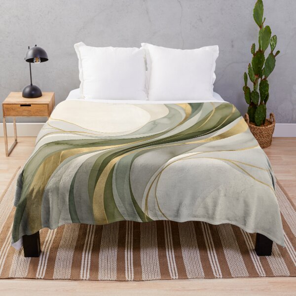 Item preview, Sage Green Fluid Abstract Art designed and sold by hutofdesigns.