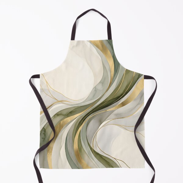 Item preview, Sage Green Fluid Abstract Art designed and sold by hutofdesigns.