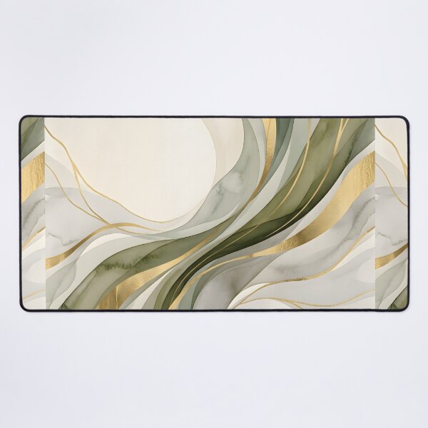 Item preview, Sage Green Fluid Abstract Art designed and sold by hutofdesigns.