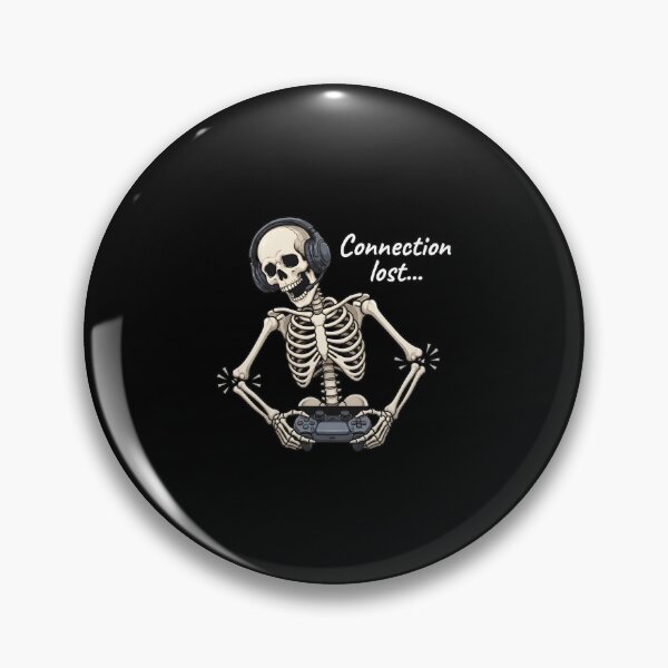 Item preview, Skeleton Lost Connection Gaming Funny Skeleton Design designed and sold by OlyvieArt.