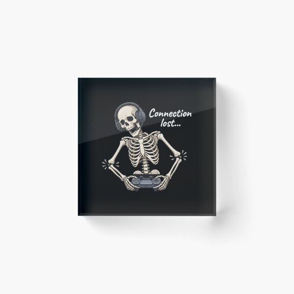 Item preview, Skeleton Lost Connection Gaming Funny Skeleton Design designed and sold by OlyvieArt.