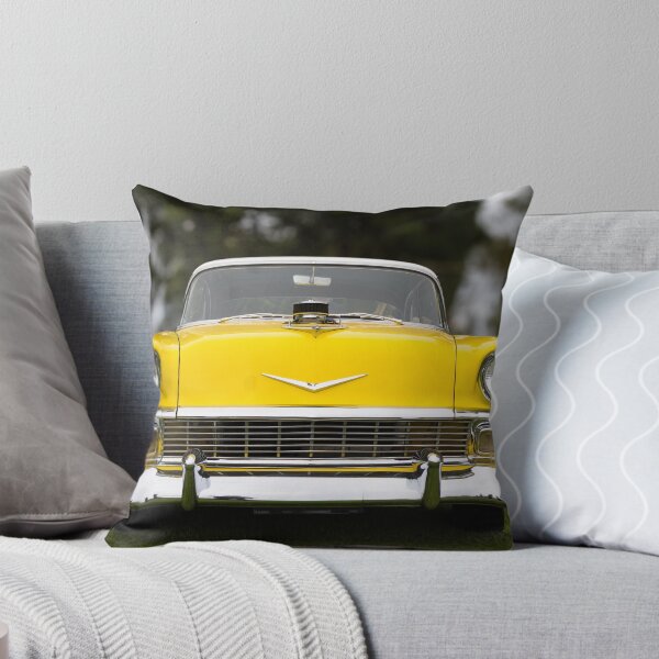 Item preview, Coche clásico amarillo antiguo designed and sold by Twisted Light Images.