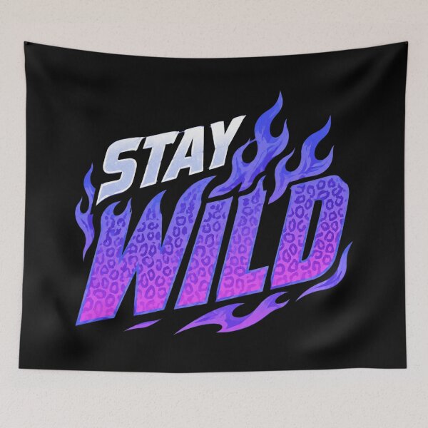 Item preview, Stay Wild Leopard Flame designed and sold by DonovanEllis.