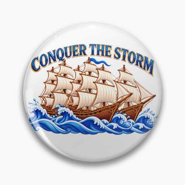 Item preview, Ship sailing , motivational concur the storm designed and sold by Afnan Store.