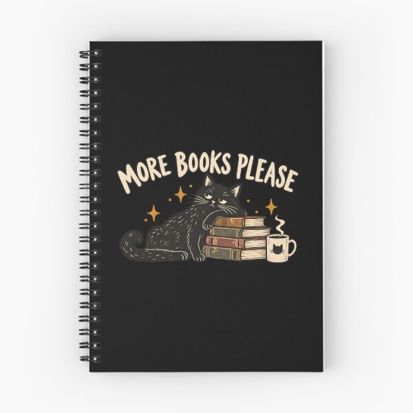 Item preview, Black Cat Books and Coffee Reading Illustration designed and sold by AMICO77.