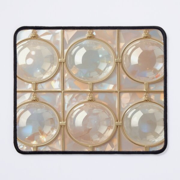 Item preview, Iridescent Glass Spheres in Gold Grid designed and sold by BriSher.