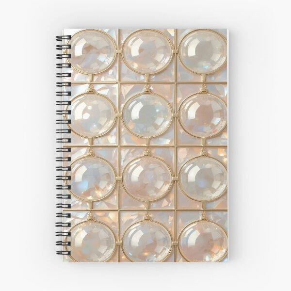 Item preview, Iridescent Glass Spheres in Gold Grid designed and sold by BriSher.