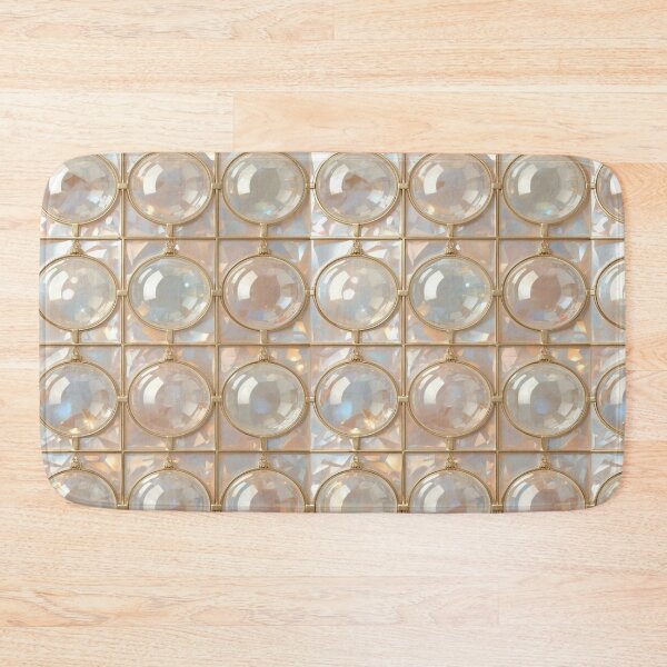 Item preview, Iridescent Glass Spheres in Gold Grid designed and sold by BriSher.