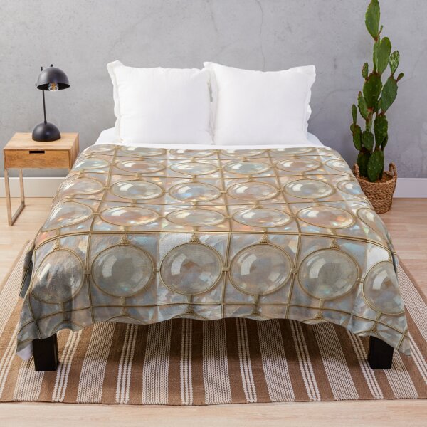 Item preview, Iridescent Glass Spheres in Gold Grid designed and sold by BriSher.
