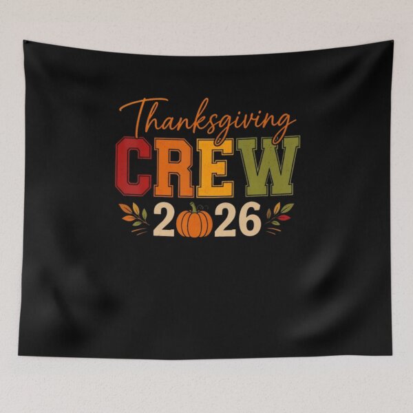 Item preview, Vintage Thanksgiving Crew 2026 Pumpkin Fall Family designed and sold by alvablakefg.