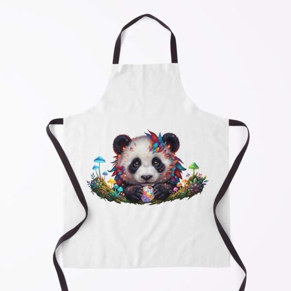 Item preview, Cute Fantasy Panda With Glowing Crystal Apple designed and sold by OlesiaCraft.