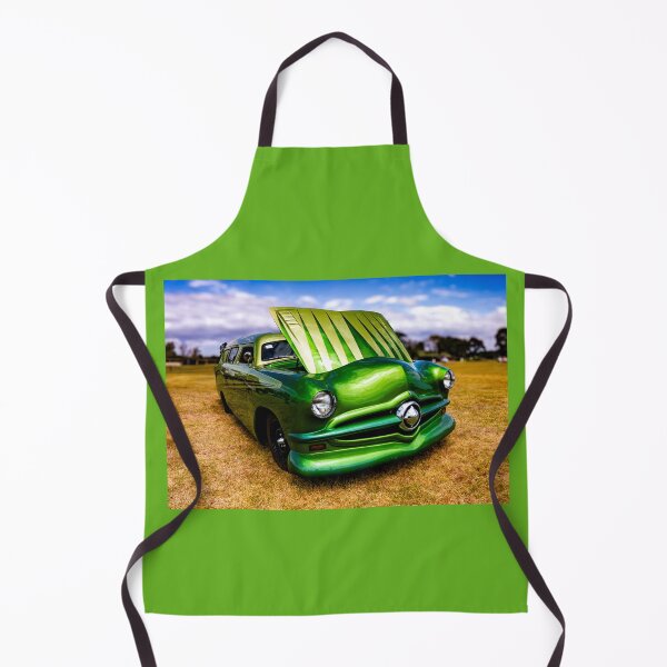 Item preview, Vibrant Green Car Under Open Skies designed and sold by Twisted Light Images.