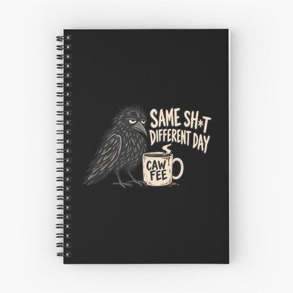 Item preview, Sarcastic Coffee Crow Workday Humor designed and sold by AMICO77.