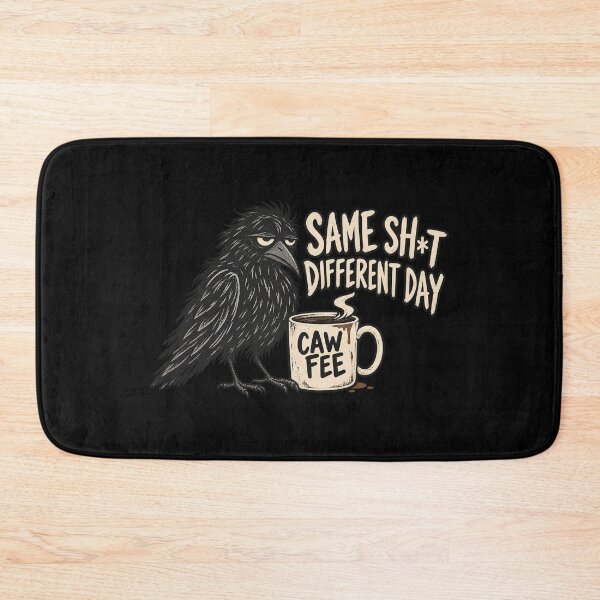 Item preview, Sarcastic Coffee Crow Workday Humor designed and sold by AMICO77.