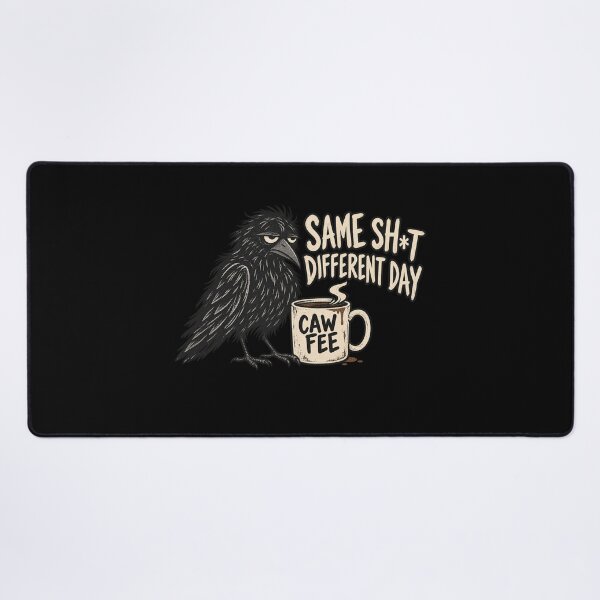 Item preview, Sarcastic Coffee Crow Workday Humor designed and sold by AMICO77.
