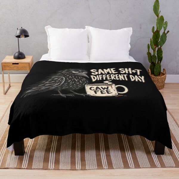 Item preview, Sarcastic Coffee Crow Workday Humor designed and sold by AMICO77.