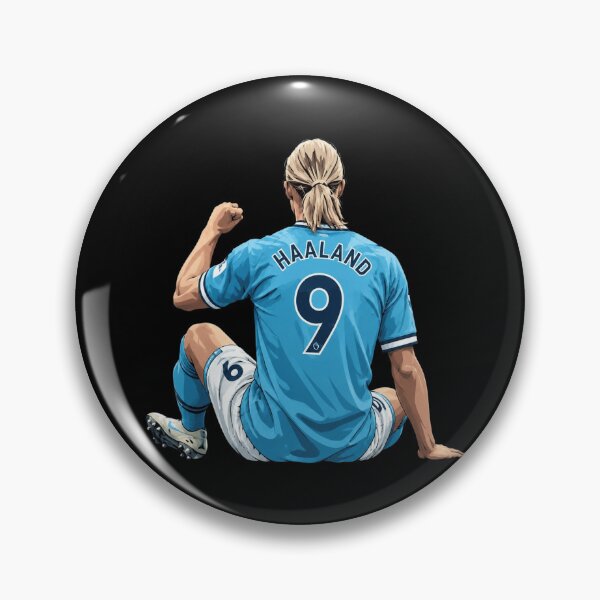 Item preview, Erling Haaland Blue Jersey designed and sold by elsiechillqzde.