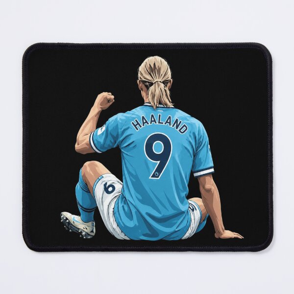 Item preview, Erling Haaland Blue Jersey designed and sold by elsiechillqzde.