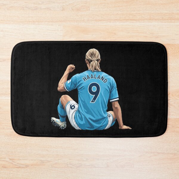 Item preview, Erling Haaland Blue Jersey designed and sold by elsiechillqzde.