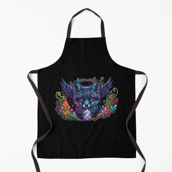 Item preview, Celestial Winged Fox Holding Magic Crystal designed and sold by OlesiaCraft.