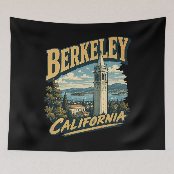 Item preview, Berkeley California Poster designed and sold by eliquistgk.