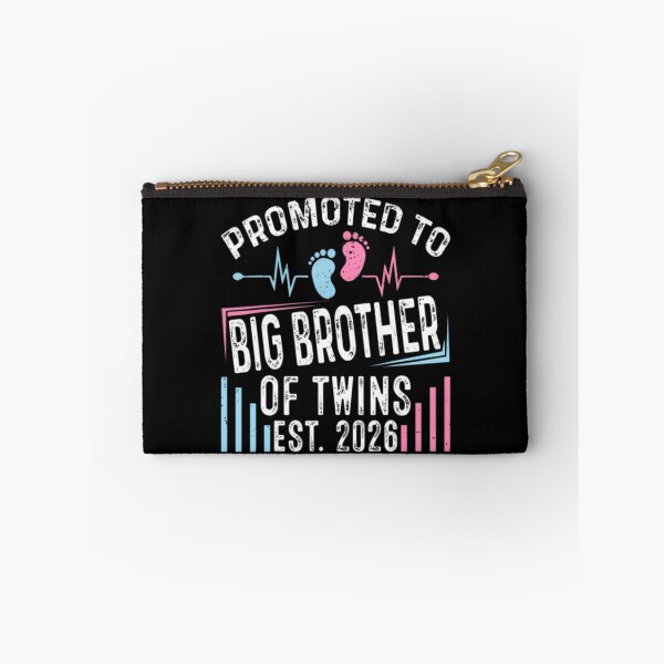 Item preview, Promoted To Big Brother Of Twins Est 2026 Baby Shower designed and sold by alvablakefg.