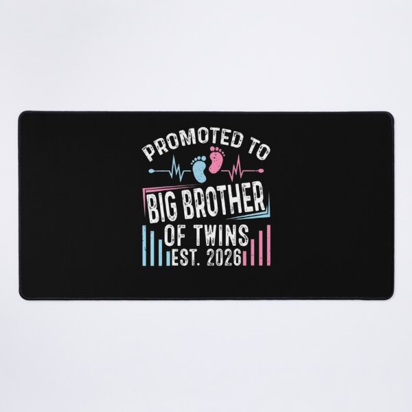 Item preview, Promoted To Big Brother Of Twins Est 2026 Baby Shower designed and sold by alvablakefg.