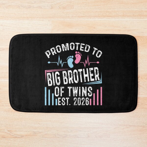 Item preview, Promoted To Big Brother Of Twins Est 2026 Baby Shower designed and sold by alvablakefg.