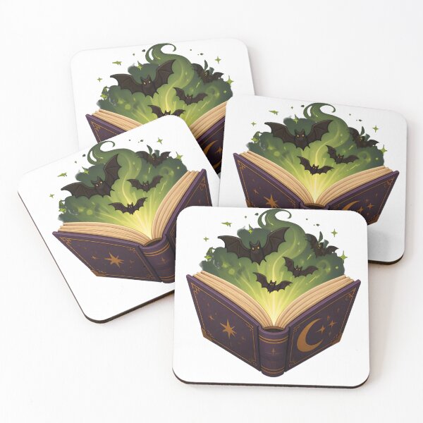 Item preview, Magical Open Book Flying Bats Spooky Reads designed and sold by aysenism.