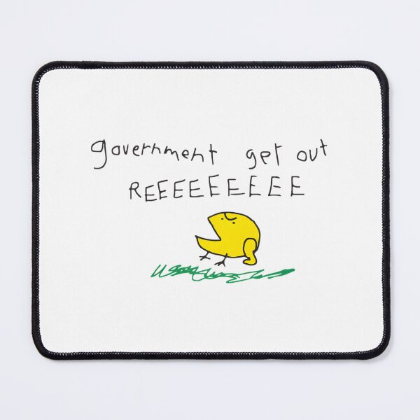 Item preview, Libertarian No Step on Snek Frog Meme Design with Government Get Out Message designed and sold by richard143.